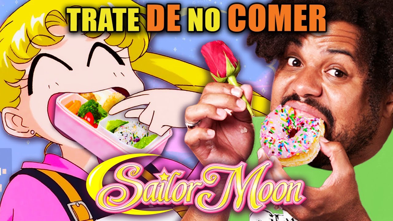 Los Estadounidenses Intentan No Comer - ¡Sailor Moon! (Barbacoa Coreana, Pastel de Manzana de Rin)