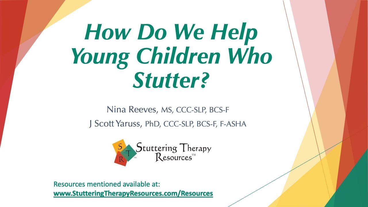 For SLPs: Early Childhood Stuttering Therapy