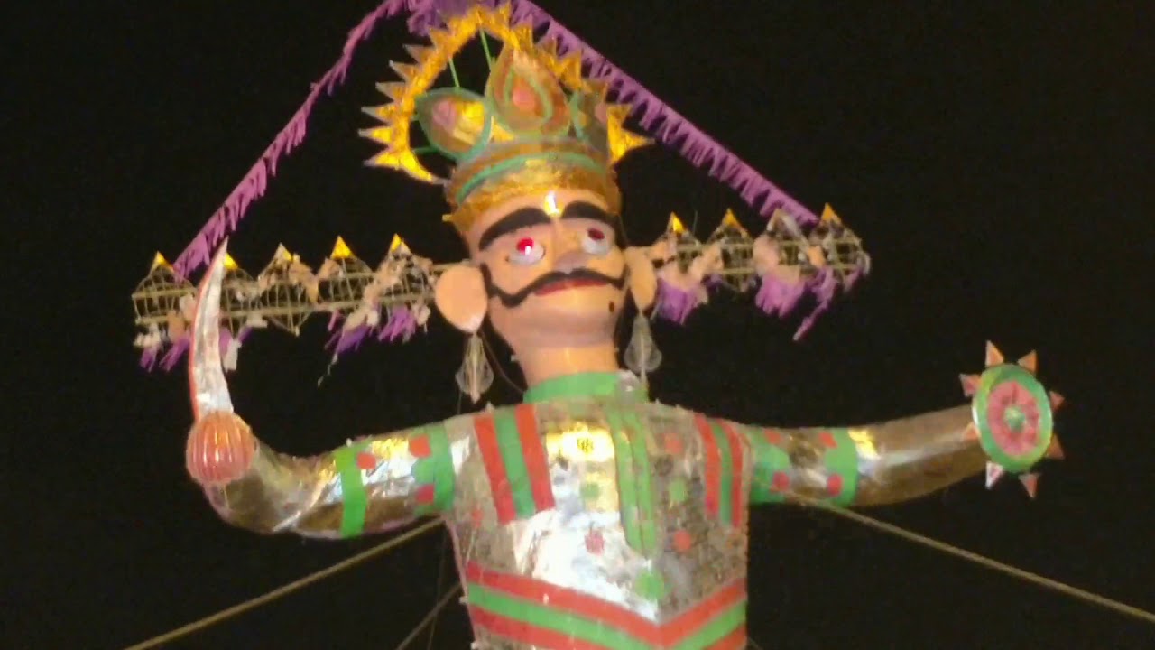 Ravan Dahan ( रावण दहन ) Kanpur 2017 | Dusshera Festival Celebration Moti jheel Ground | Rare Film