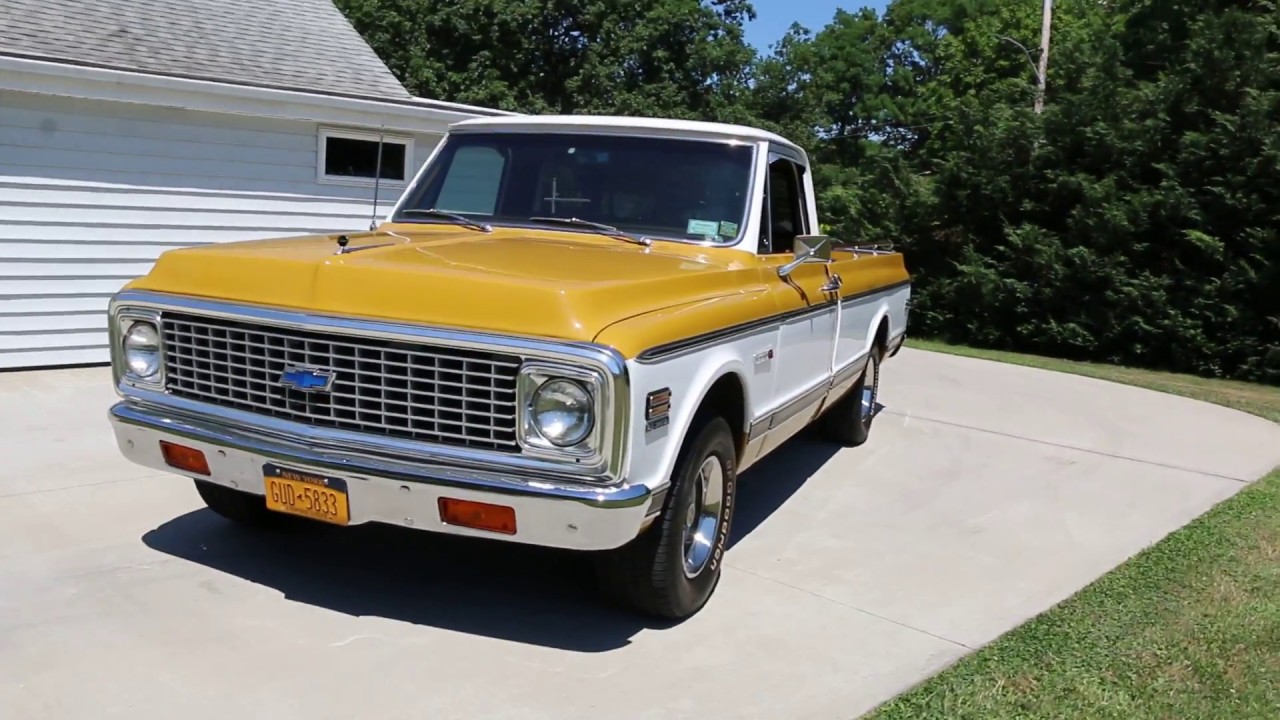 $18,995 - 1972 Chevrolet Super Cheyenne C10 Pickup For Sale  Air Conditioning 350 V8 LOADED!!