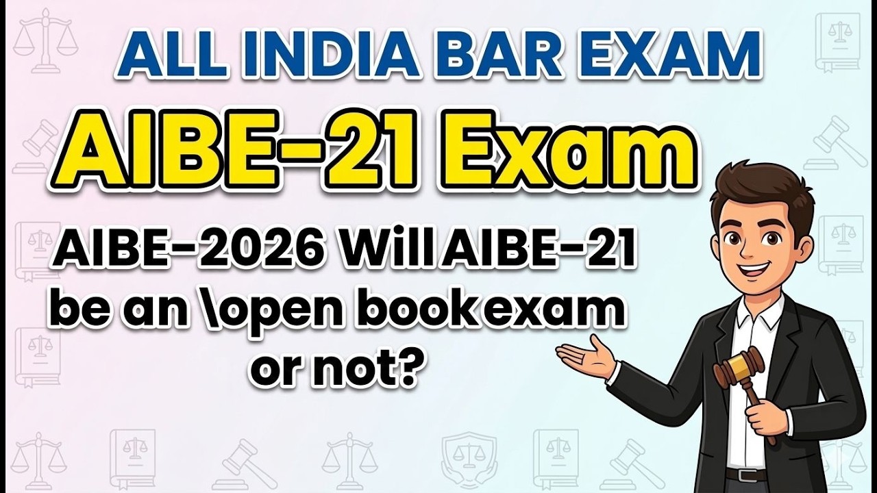AIBE-21 Will AIBE be an Open Book exam ? | ALL INDIA BAR EXAM #aibe21 #aibe20cop #lawontips