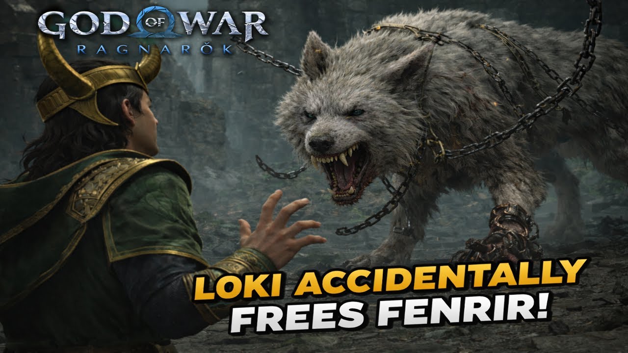The Moment Fenrir Gets Freed (Loki Messed Up) | GoW Ragnarök