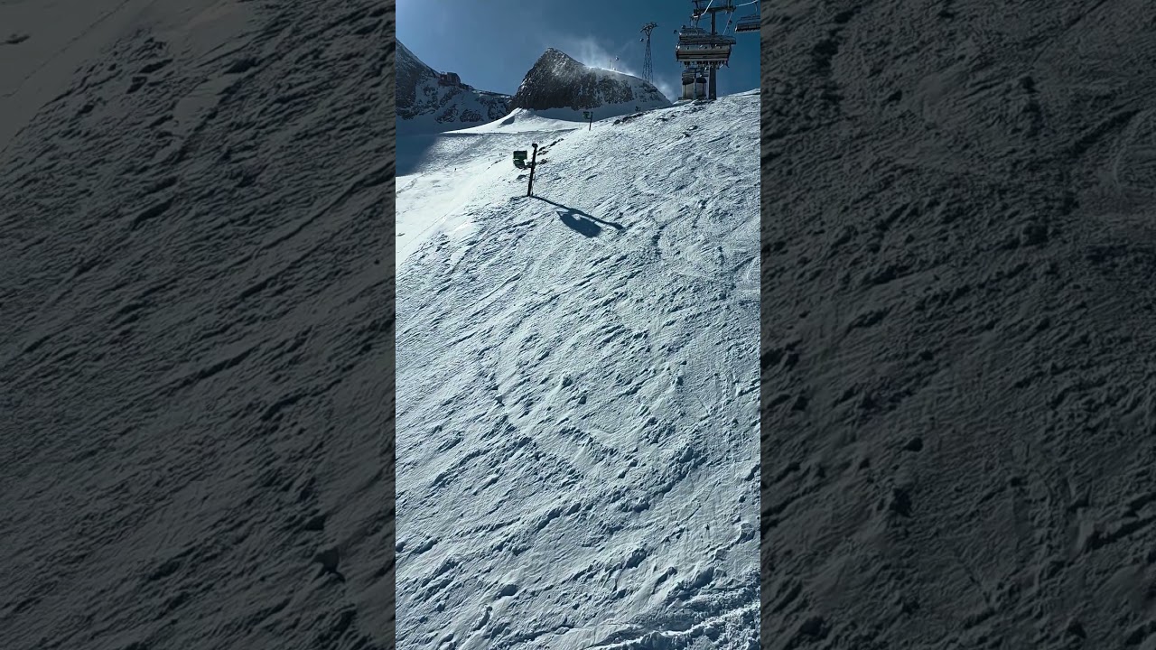 Kitzsteinhorn chair lift 2025 #ski #snowboarding #skiing