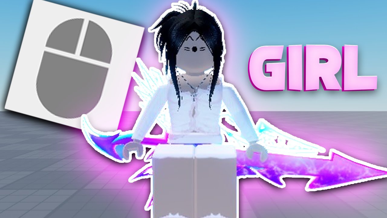 Trolling As an E-Girl in Roblox Blade Ball...