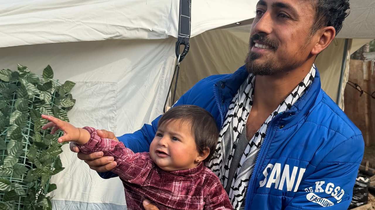 خياة المخيم من غزه 🇵🇸