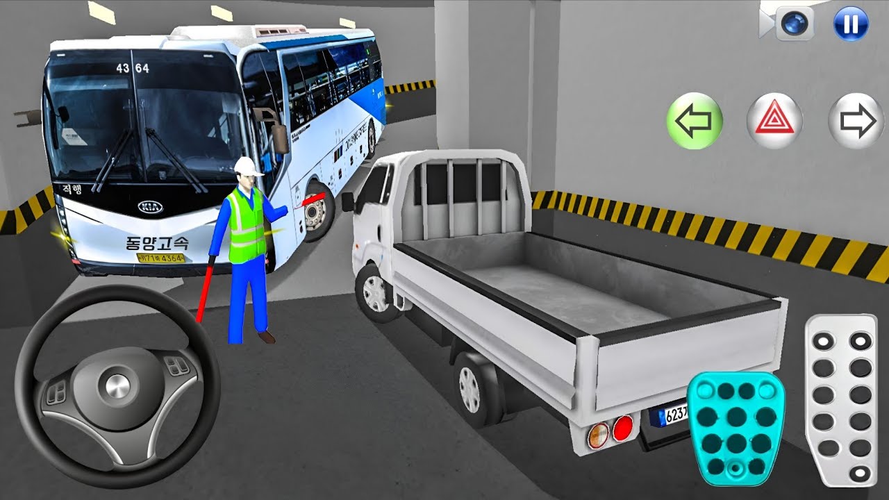 New Kia Express Bus rod cross in Parking Garage - 3D Driving Class - Car Game - 3D Driving Class2026