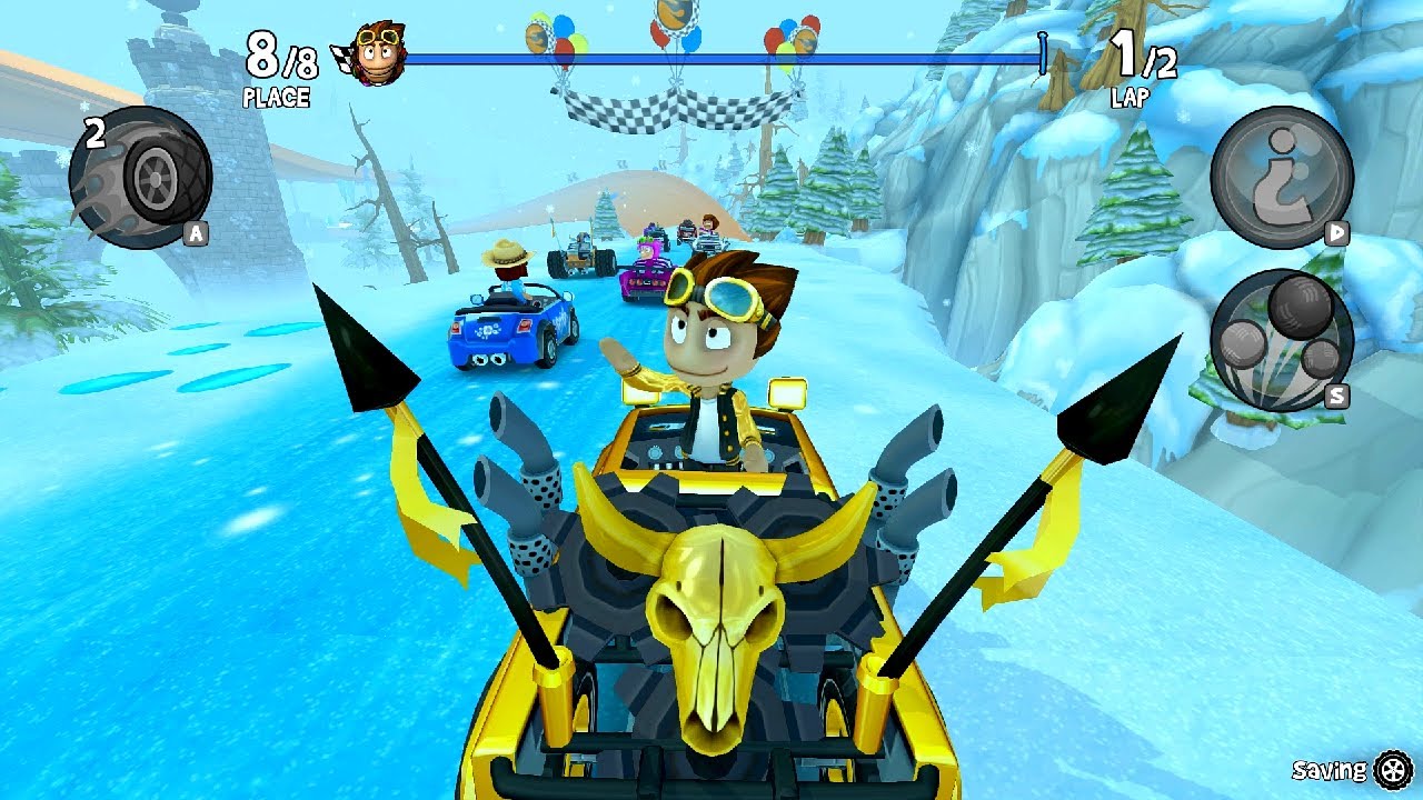 Spear chaser Car in Hot Wheels Race Tracks | Beach Buggy Racing 2 IA Hot Wheels Edition