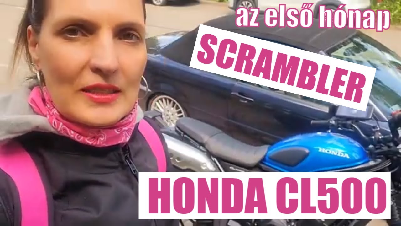 Összebariztunk a Honda CL500-zal - Csajok a motoron
