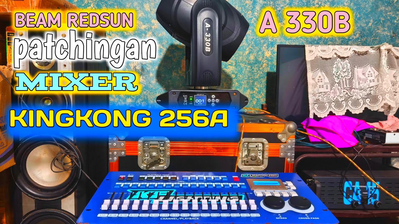 CARA PATCHING BEAM REDSUN A330B DI MIXER KINGKONG 256A
