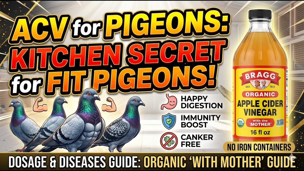 Apple Cider Vinegar for Pigeons 🕊️ | Benefits, Uses & Mistakes to Avoid | ACV Guide