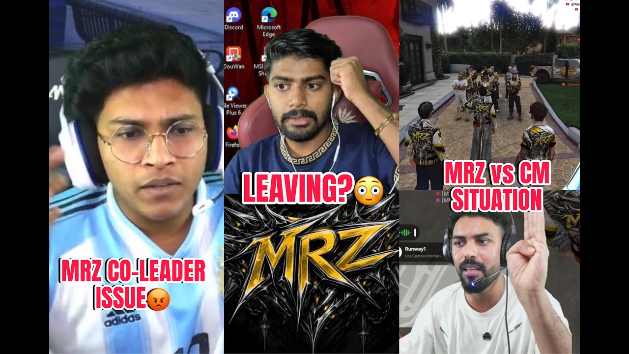 MRZ Co-Leader issue😱| Sheikh Leaving?😳| MRZ vs CM Situation | MRZ Shammer | Gamers Talks