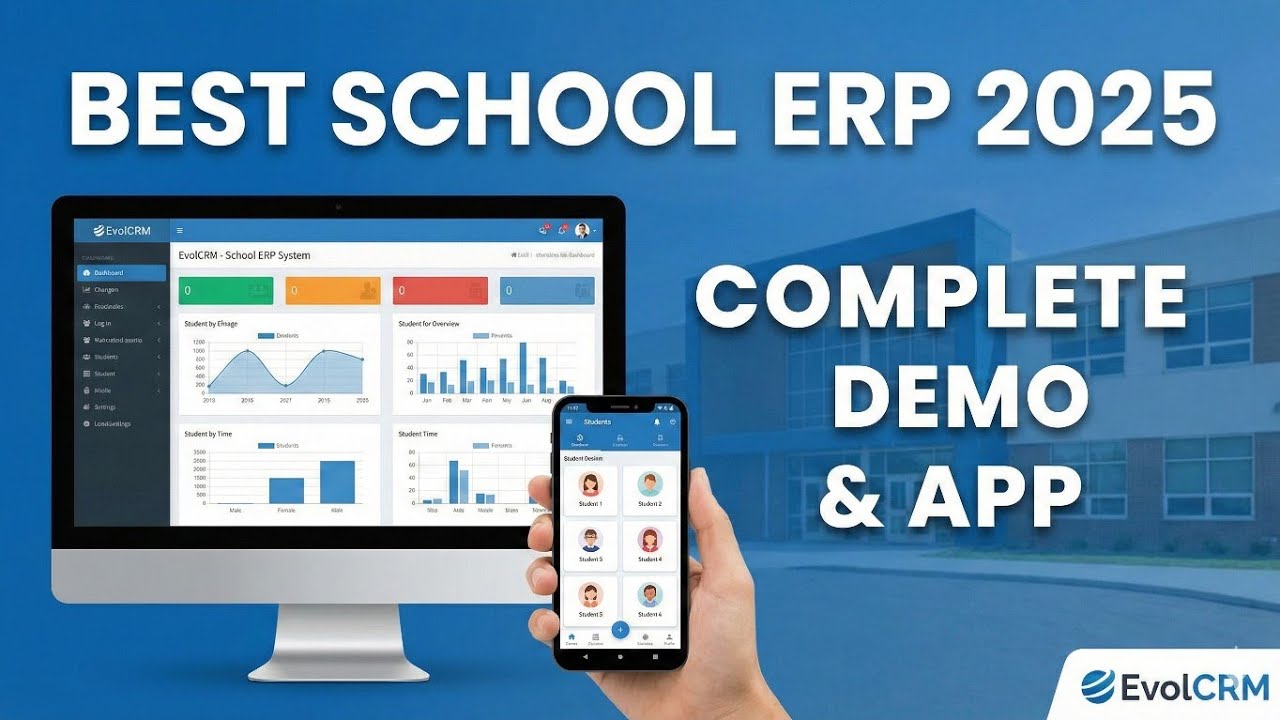 Best School Management ERP System 2025 | Complete Demo with Mobile App & Admin Panel 🏫