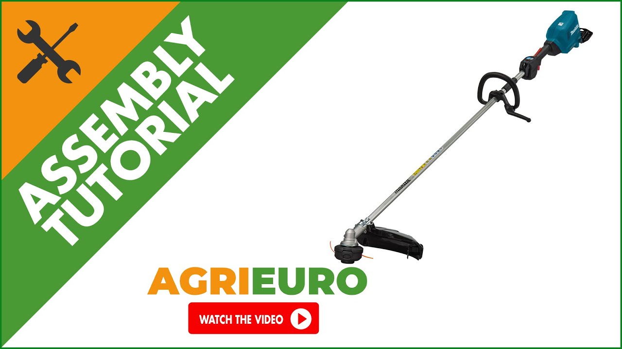 Makita DUR369LZ 36V Battery-powered Brush Cutter - Assembly tutorial