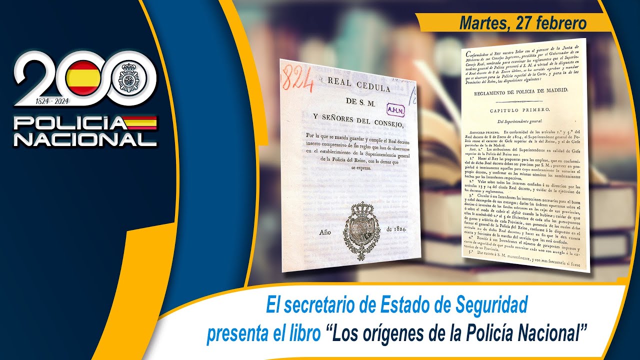 El secretario de Estado de Seguridad presenta el libro 