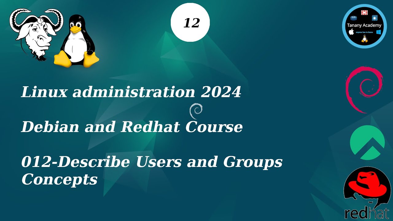 012-Describe Users and Groups Concepts - Linux Course 2024
