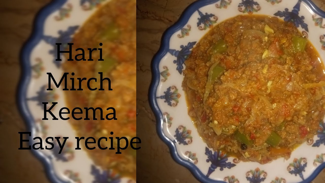 Hari mirch keema easy and delicious recipe try home@FoodDairy