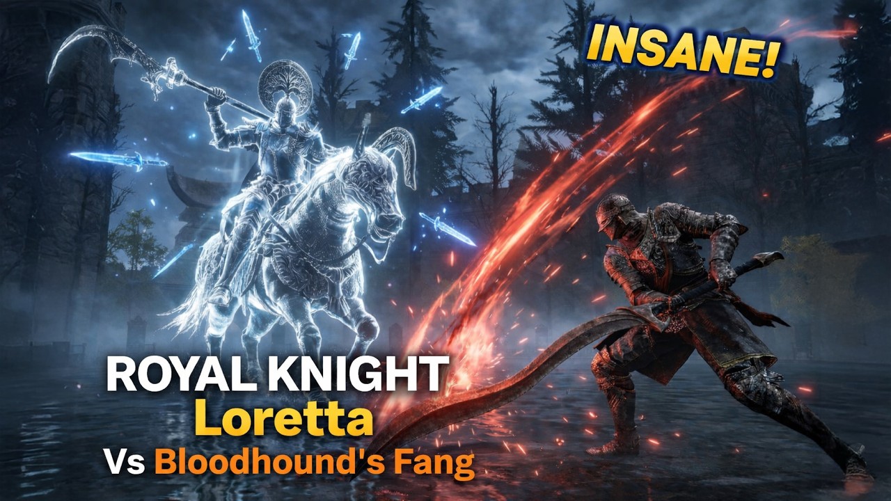 Bloodhound’s Fang vs Royal Knight Loretta – Elden Ring Boss Fight 🔥