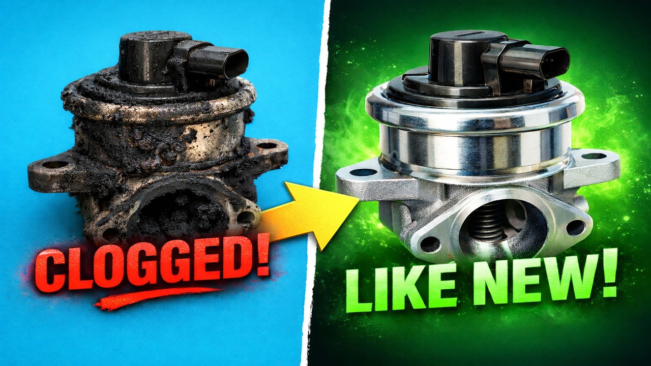 Don’t Replace It! Clean Your EGR Valve Yourself and Improve Performance