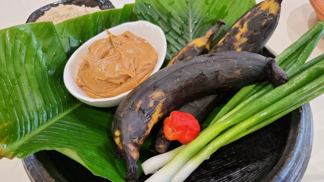 Authentic Ofam Recipe (Ripe Plantain ) Baked In.....