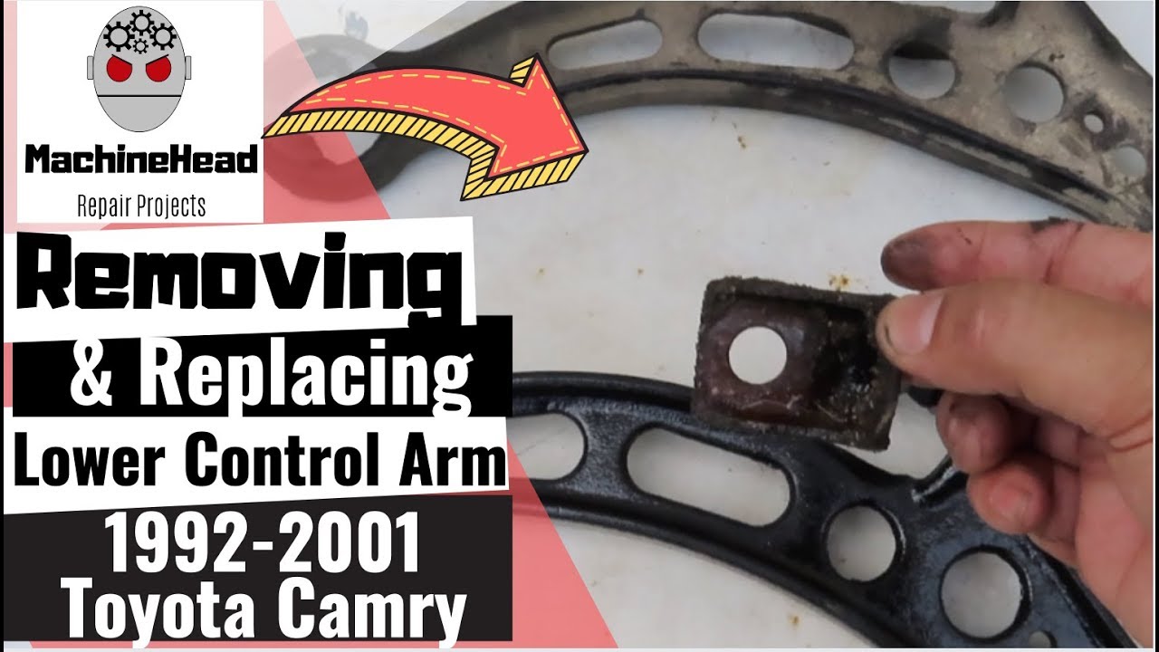 Снятие и замена нижнего рычага подвески Toyota Camry 1992-2001 гг.