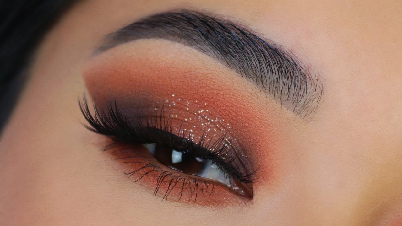 Orange Eyeshadow Tutorial Step by Step