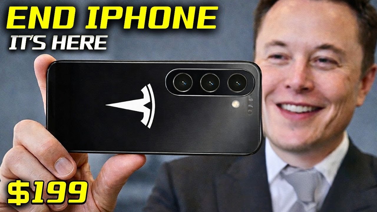 Илон Маск объясняет: телефон Tesla Pi за 199 долларов избавит от счетов за электроэнергию — пожиз...