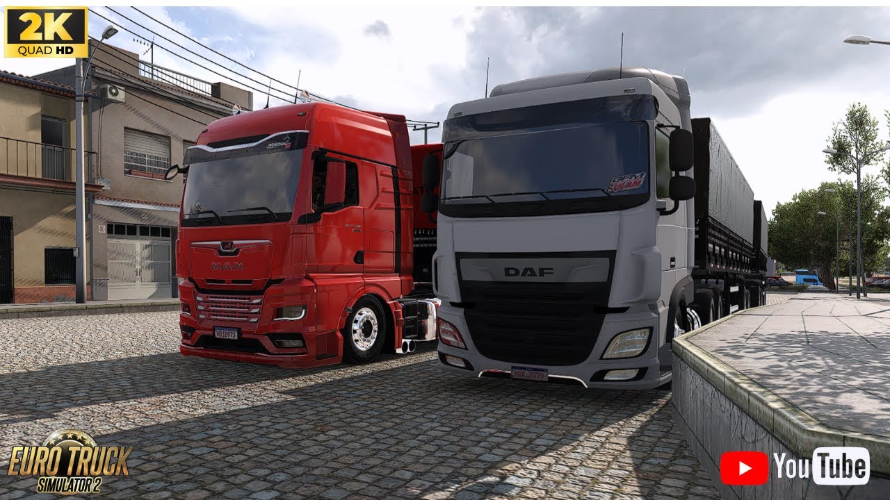 ETS2 - COMBOIO RODANDO PELO SERTÃO DA BAHIA NO RODO TREM GRANELEIRO. GAMAPLAY REALISTA.