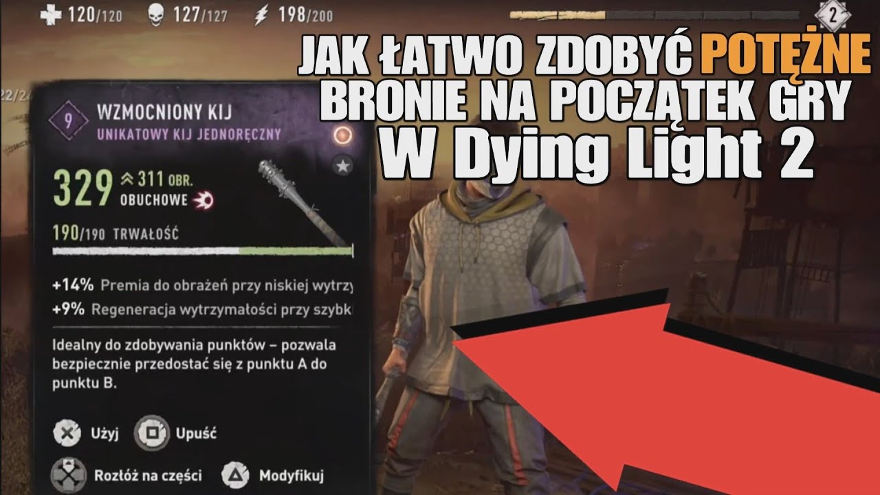 JAK ZDOBYĆ BRONIE WYSOKIEGO POZIOMU (7-9lvl) W Dying light 2 | PORADNIK - W 2025 ROKU  |