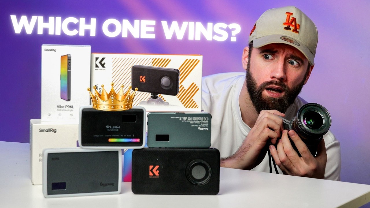 Лучший бюджетный видеосвет? Ulanzi VL120 против SmallRig RM120 против SmallRig P96L против K&F Co...