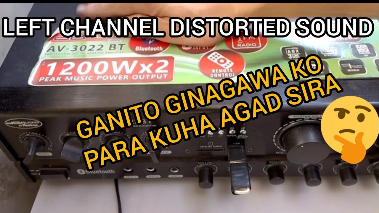 SIMPLENG PARAAN SA PAG TRACE NG SIRA NG AMPLIFIER (RE UPLOAD)