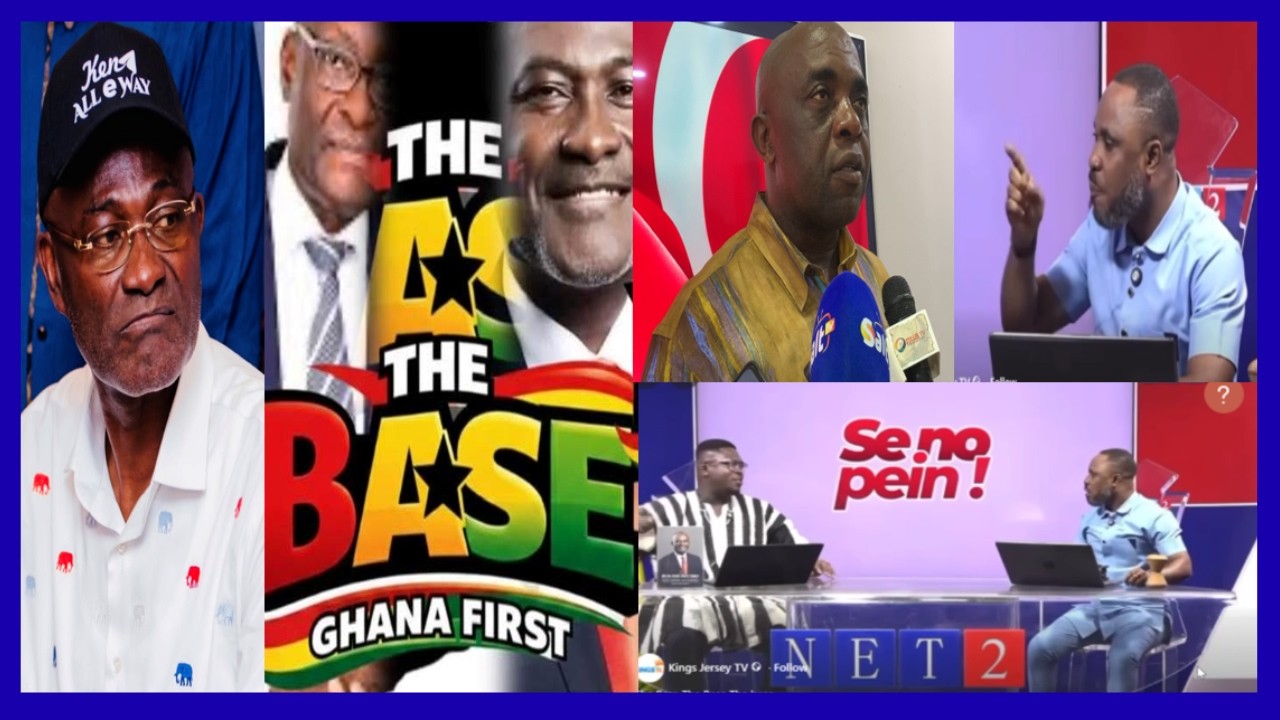 EGYADAM!! Kennedy Agyapong's THE BASE Party is in limbo as they are fighting on positions,Net2 drops