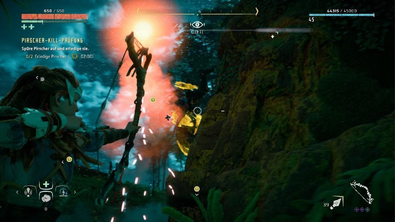 Horizon Zero Dawn PS5 Pirscher-Kill-Prüfung