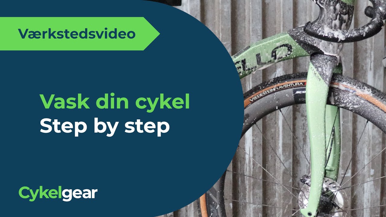 S&aring;dan vasker du cyklen: Step by step