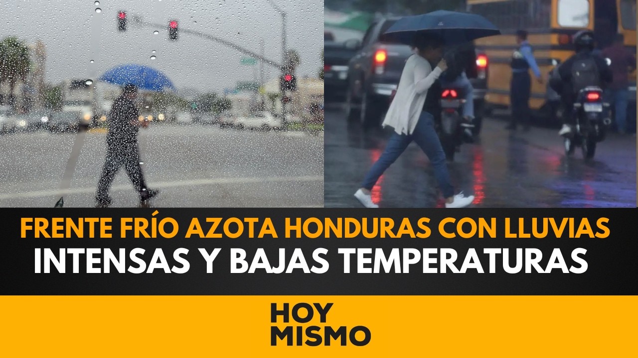 ¿HASTA CUÁNDO LAS LLUVIAS? El pronóstico para San Pedro Sula y el resto de Honduras este viernes