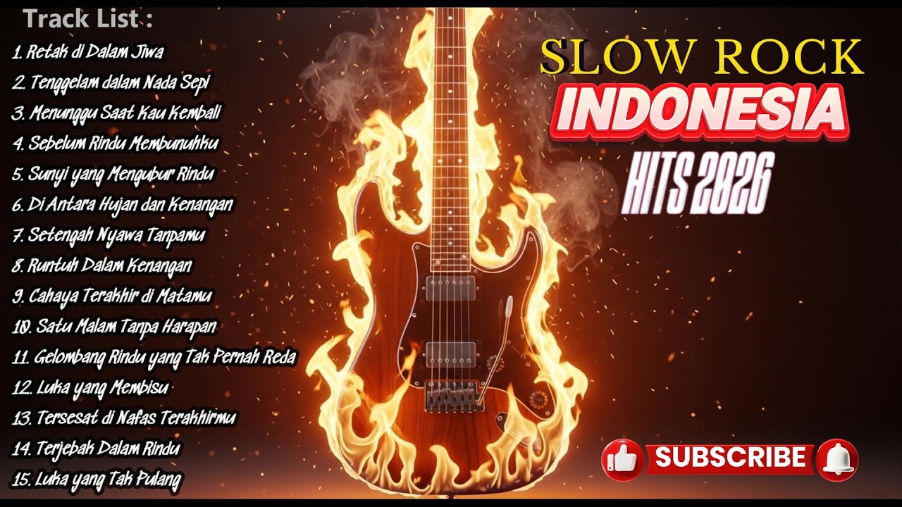 Slow Rock Indonesia Terpopuler 2026 🎸 Album Lagu Terbaik Teman Perjalanan