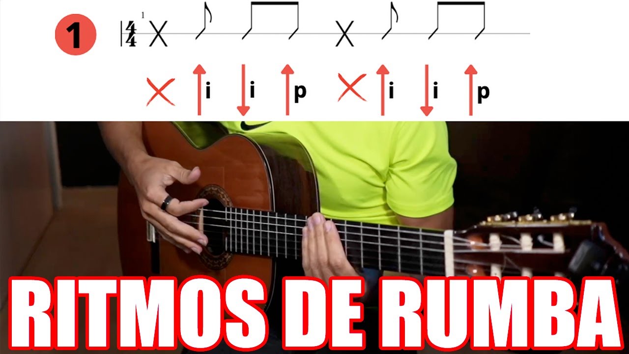 APRENDE los RITMOS de RUMBA en GUITARRA FÁCIL y PASO A PASO