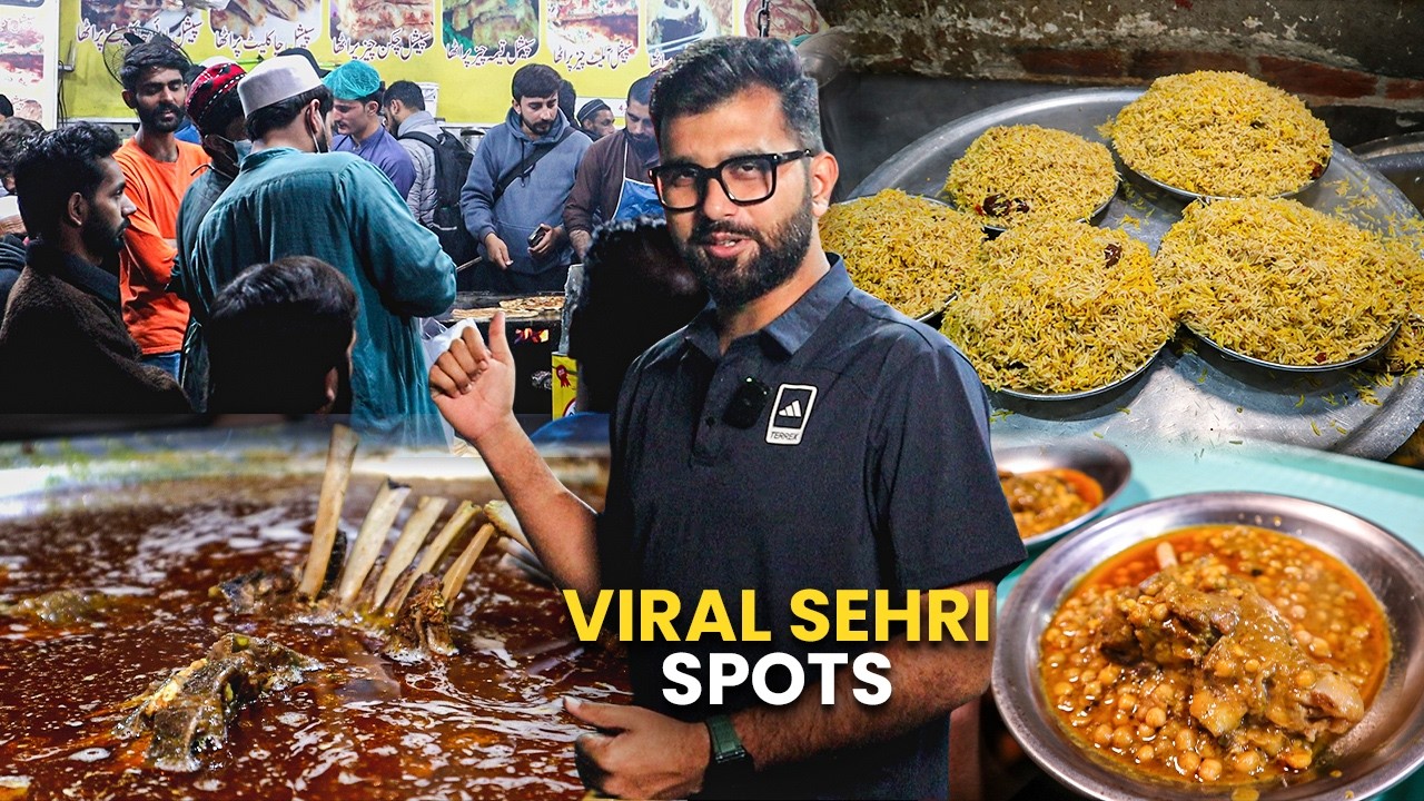 Dont try these Street Food in Sehri 2026 | Hafiz Mutton Chanay | Dogar Sajji | Rizwan Paratha