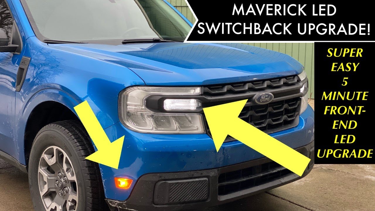 FORD MAVERICK LED SWITCHBACK UPGRADE! SUPER EASY INSTALL