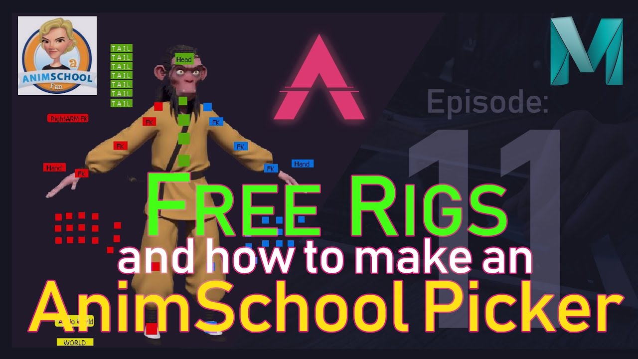How To Use Animschool Picker (Episode 11) | How To Be A 3D Animator 2020