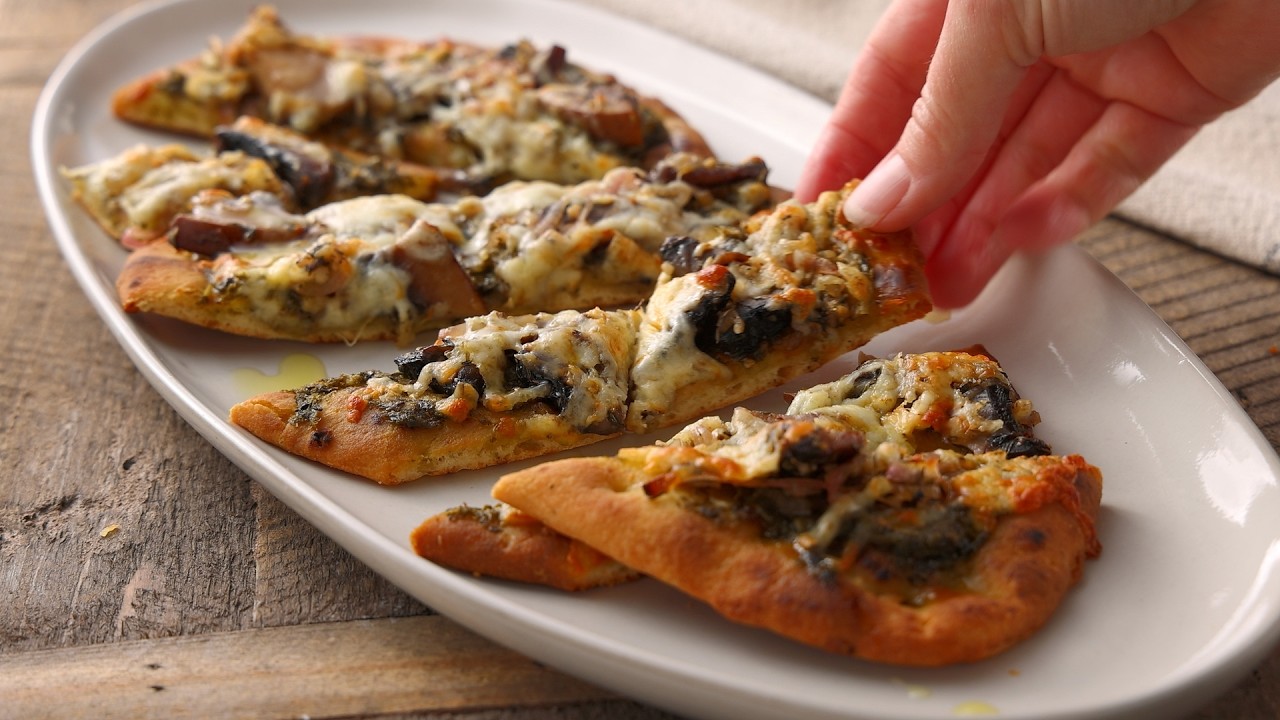 Muenster & Mushroom Flatbread
