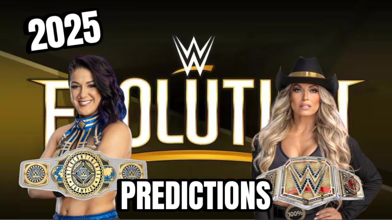 2025 EVOLUTION PREDICTIONS! ONE LAST TRISH STRATUS TITLE REIGN? IYO SKY LOSING? (WWE)