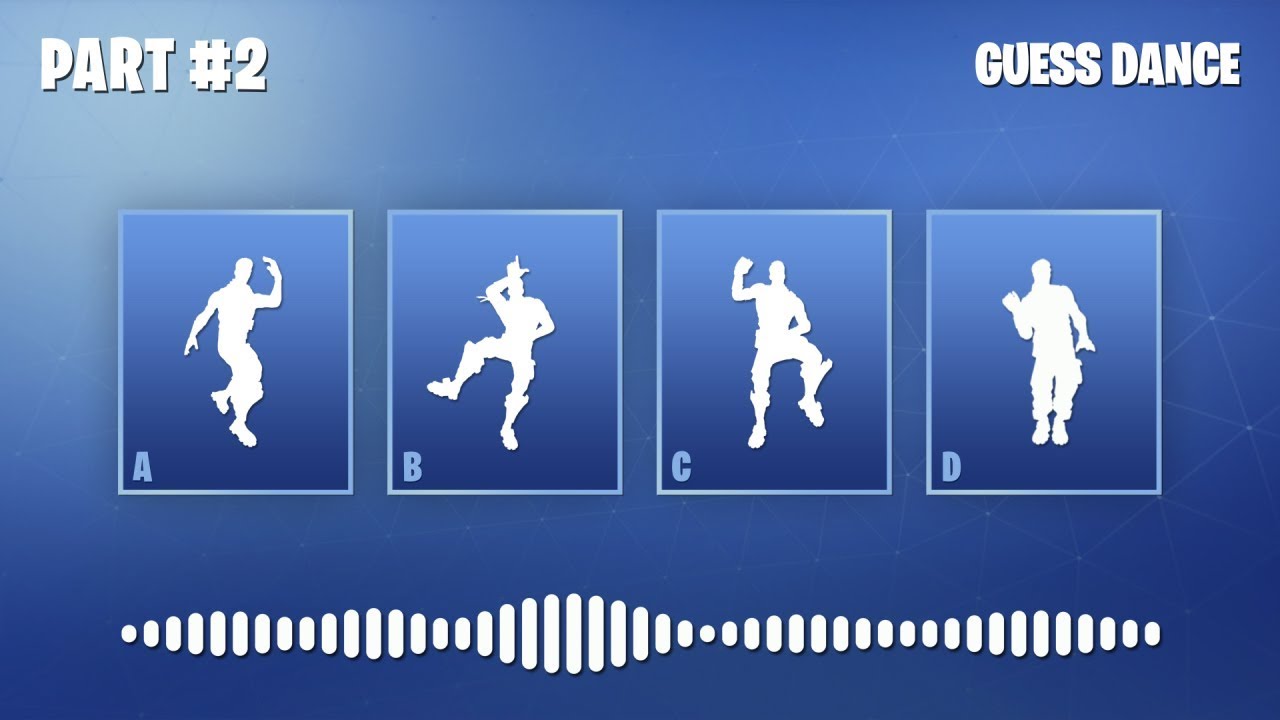 ADIVINA EL BAILE DE FORTNITE POR SU SONIDO - MÚSICA #2 - FORTNITE CHALLENGE | tusadivi