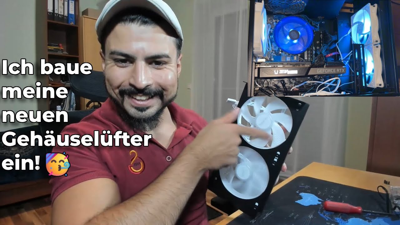 PC Upgrade 💻 Gehäuselüfter & Fan Hub Einbau 🔧 Fehler vermeiden! #pcbuild #unboxing #diy #gaming