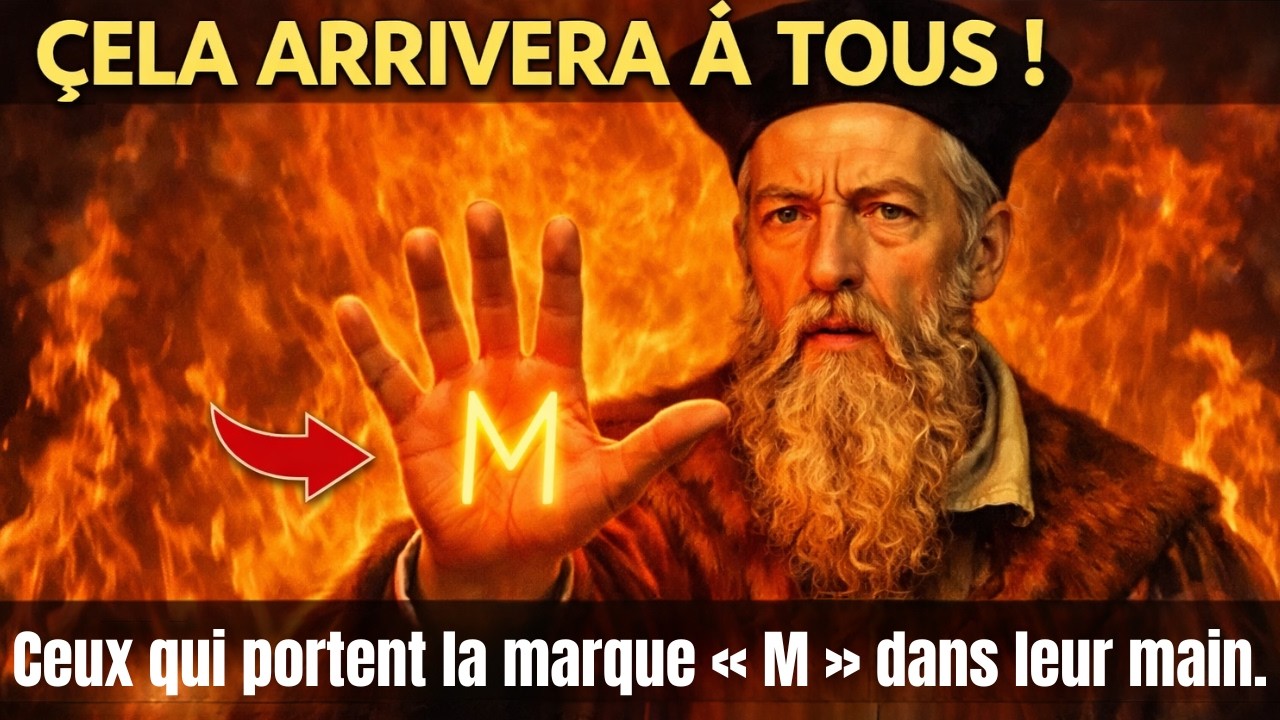 Voyez-vous un M dans votre paume ? Le secret que Nostradamus cachait