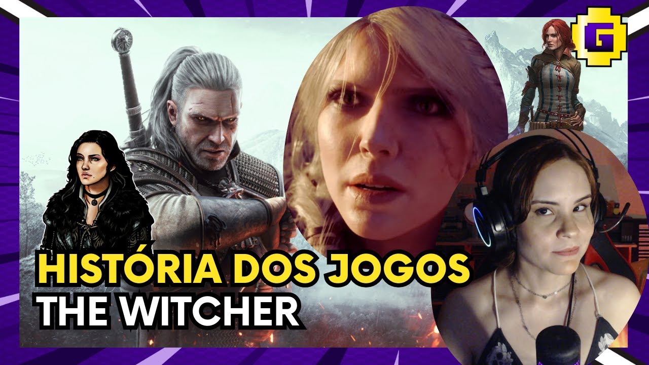 A HISTÓRIA DE THE WITCHER 1, 2 E 3! 