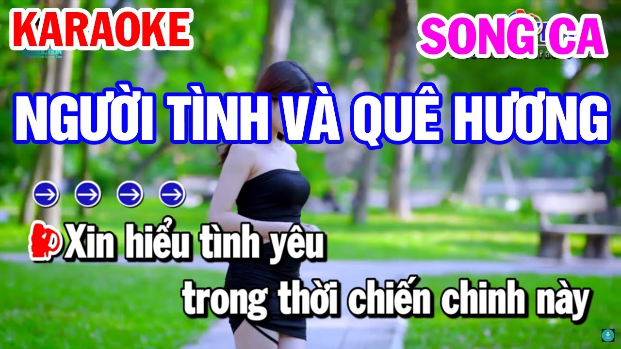 Karaoke Người Tình Và Quê Hương Song Ca Nhạc Sống | Karaoke Công Trình