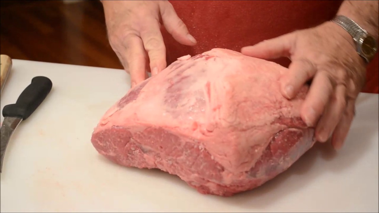 How to home butcher a beef top sirloin butt