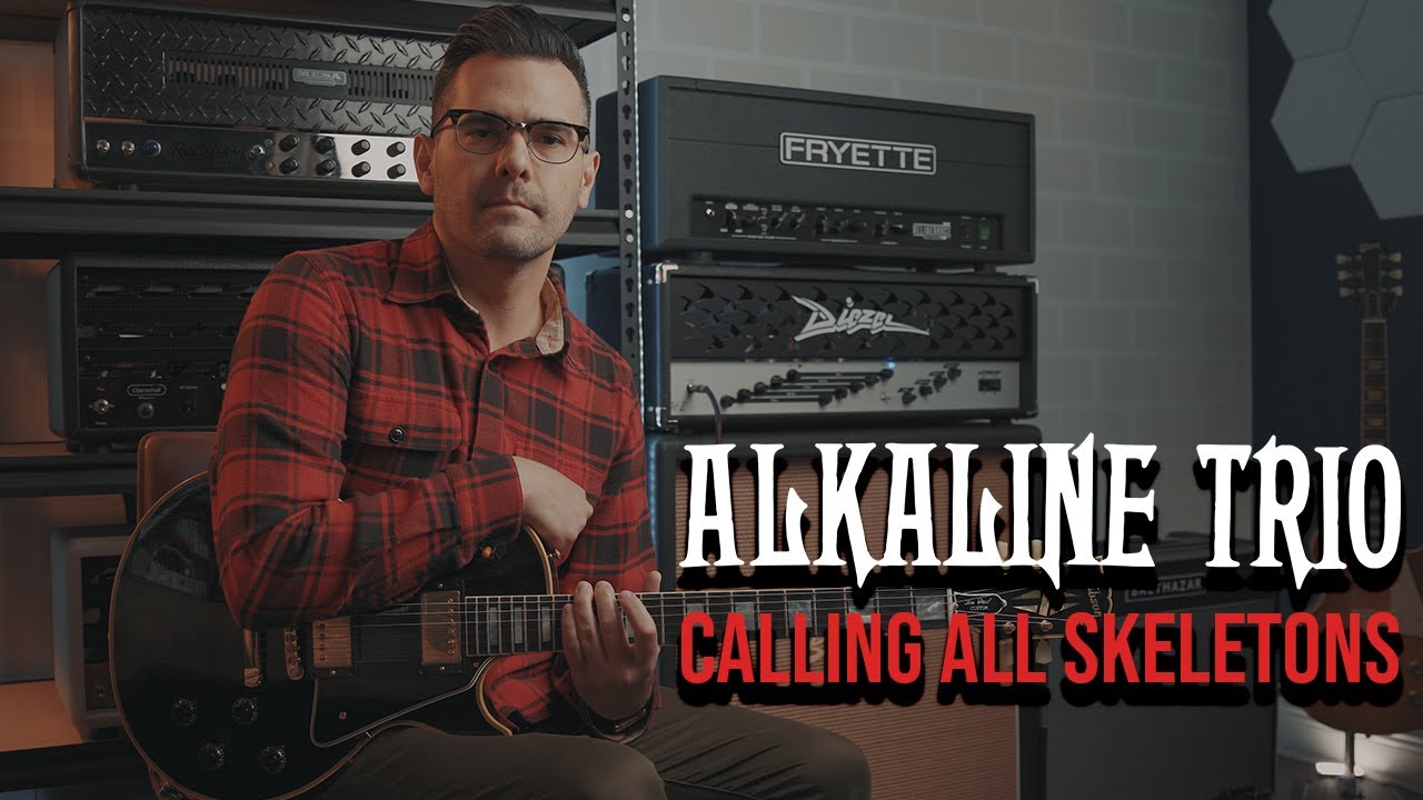 Alkaline Trio - Calling All Skeletons (Guitar Cover)