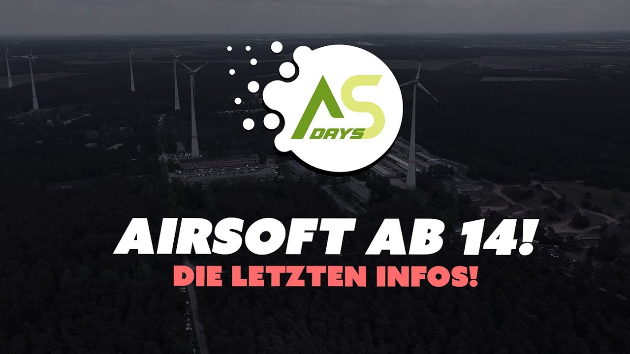 Airsoft ab 14 Spielen ? Die Airsoftdays ! 0,5 Joule Event | INFOS ℹ️ 
