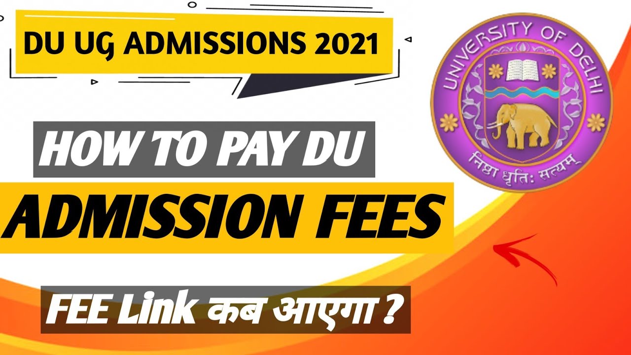 How to Pay Du college admission fees online || Du full admission process 2021 || #ducutoffs2021